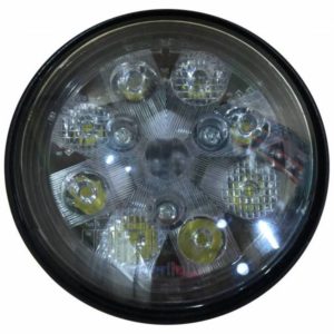 24W LED Sealed Round Work Light w/Red Tail Light, TL3005 Agricultural LED Lights