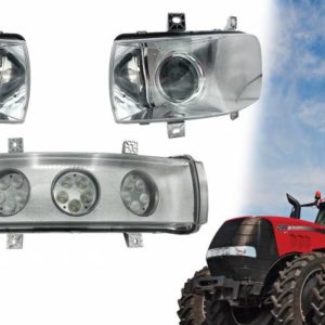 LED Headlight Kit for Newer Case/IH Magnum, MX, Quadtrac Tractors, CaseKit11 Agricultural LED Lights